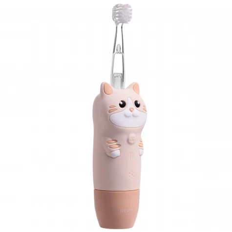 Электрическая звуковая зубная щётка Revyline RL 025 Baby Kitty, Beige